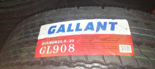 Gallant 315/80R22.5 Truck Tyres (GL908)